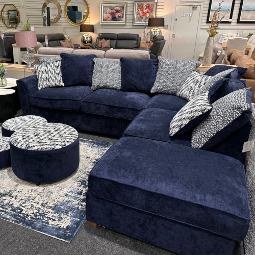 ATLANTIS CORNER SOFA + DOLLIE FOOTSTOOL