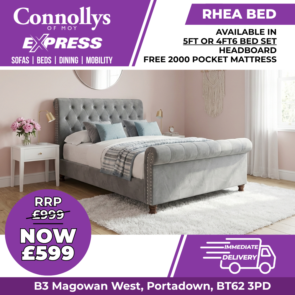 Rhea 4ft6 OR 5ft Bedframe