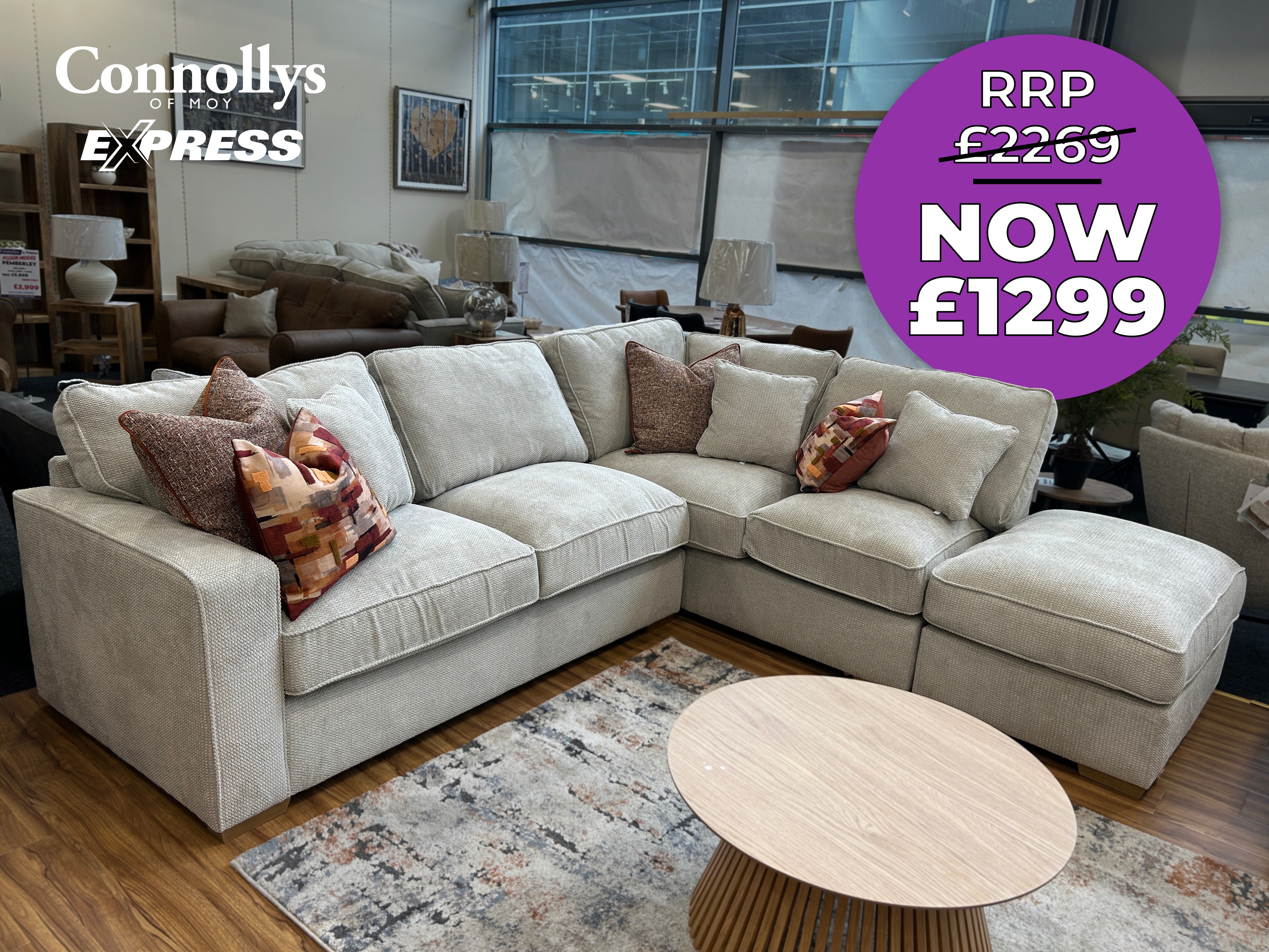 Chicago Corner Sofa 2C1 - Connollys Of Moy