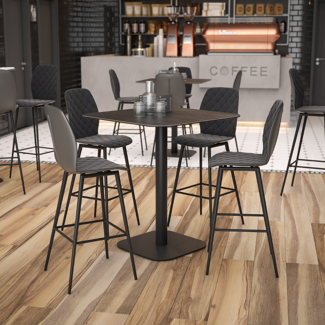 Vegas Bar Stool - Charcoal