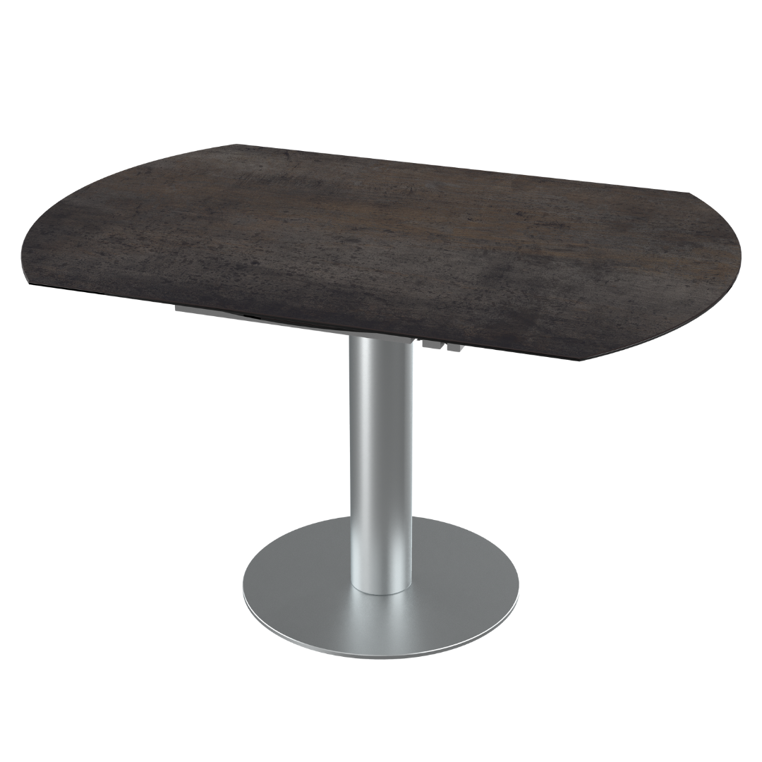 Luna Dining Table - Steel Dark