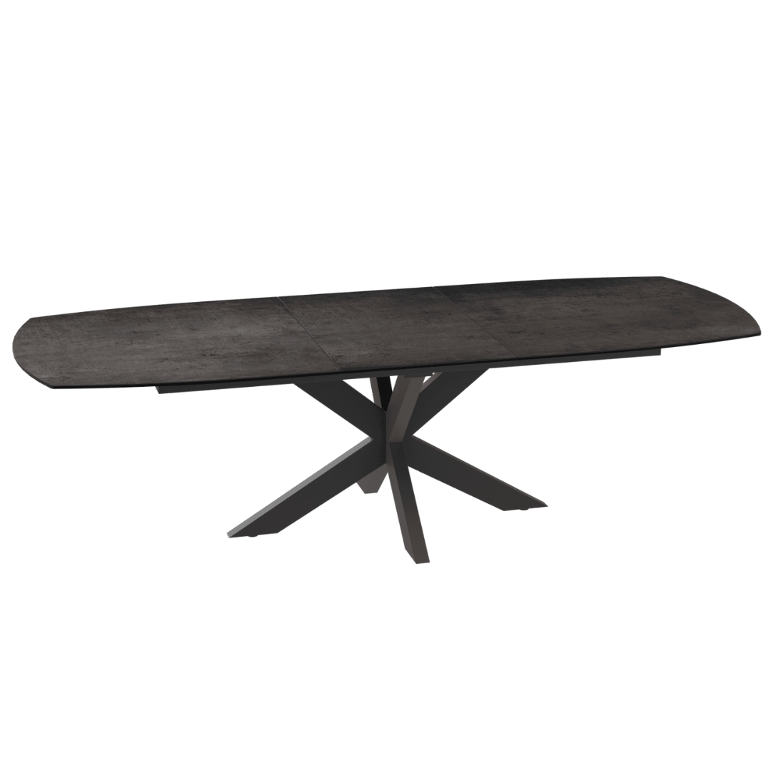 Phoenix Dining Table - Steel Dark