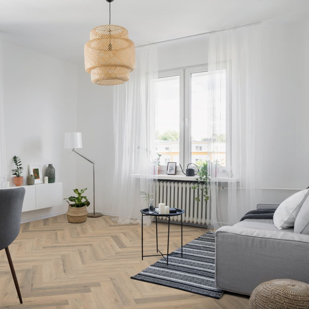 Lignum Fusion Premium Greige Oak Herringbone