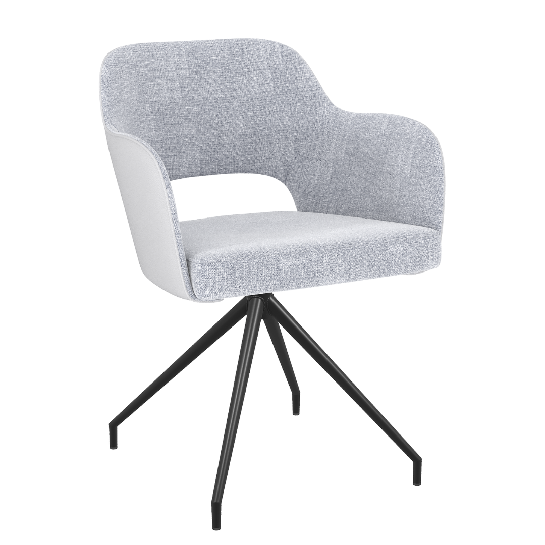 Chicago Swivel Seat Chair - Grey