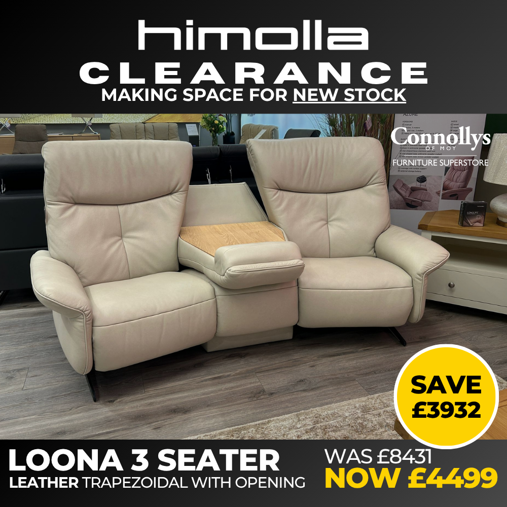 HIMOLLA LOONA CURVED 3 SEATER - Connollys Of Moy