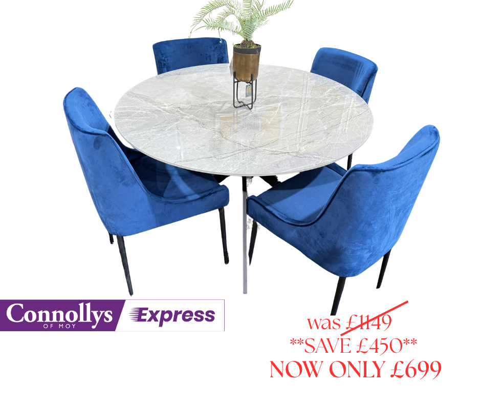 Talia Table + 4 Chairs