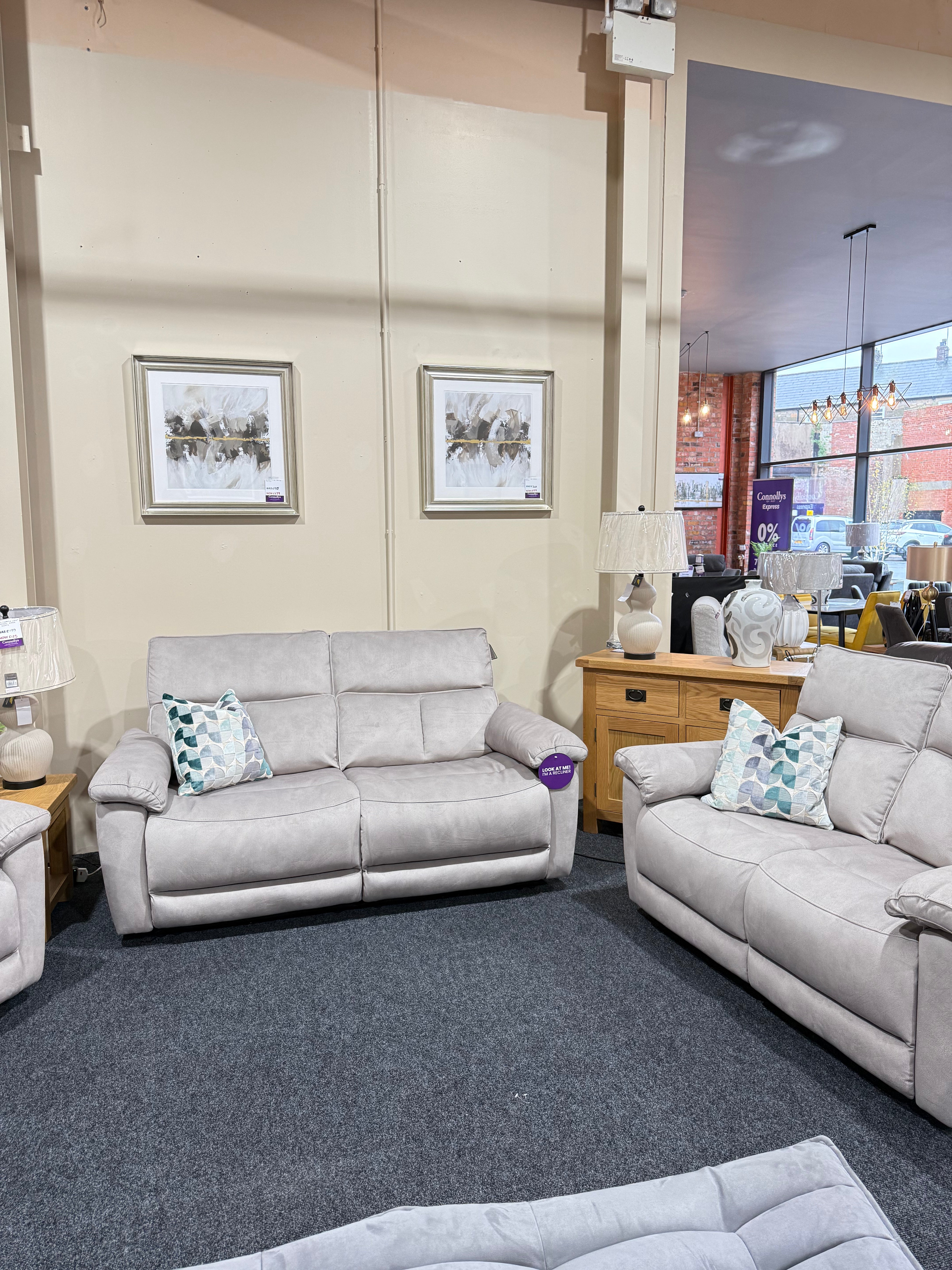 Serena 3+2 Electric Reliners Sofas