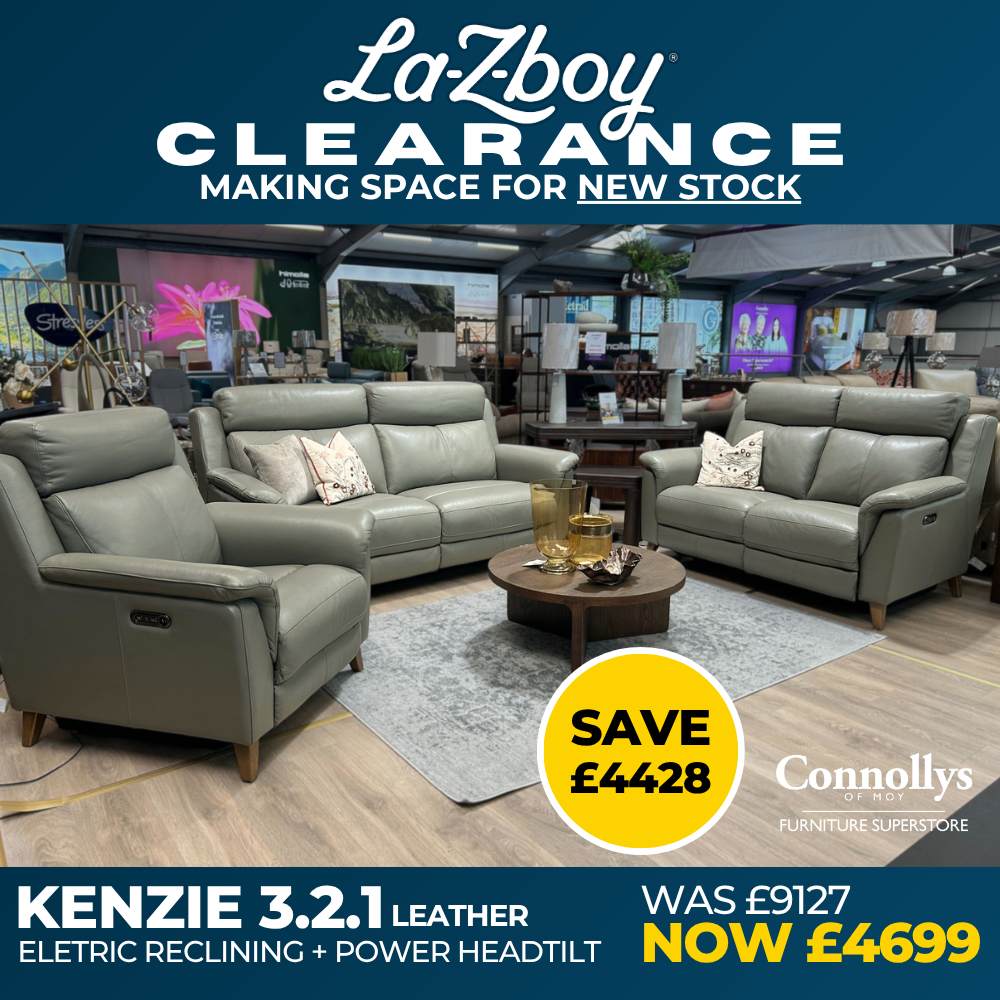 LA-Z-BOY KENZIE 3.2.1 - LEATHER - Connollys Of Moy