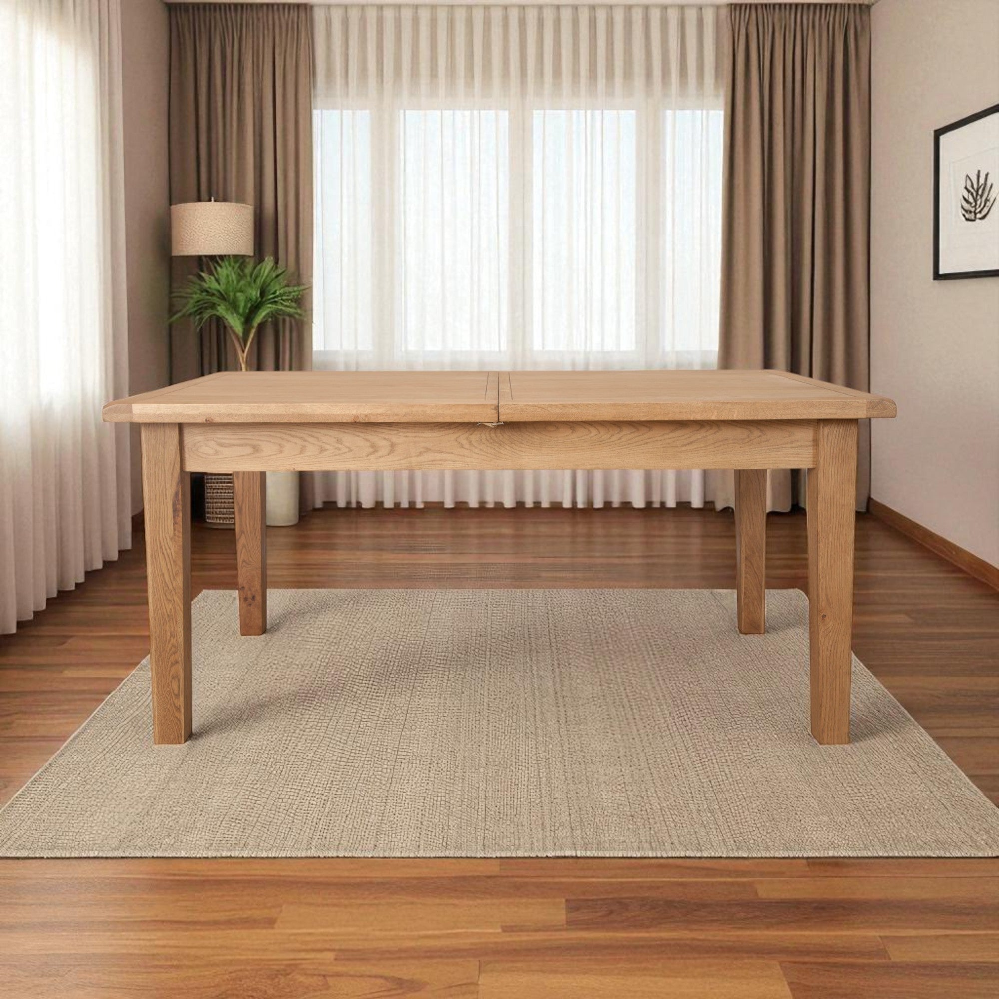 MELBOURNE COUNTRY 1.6M EXTENDING DINING TABLE