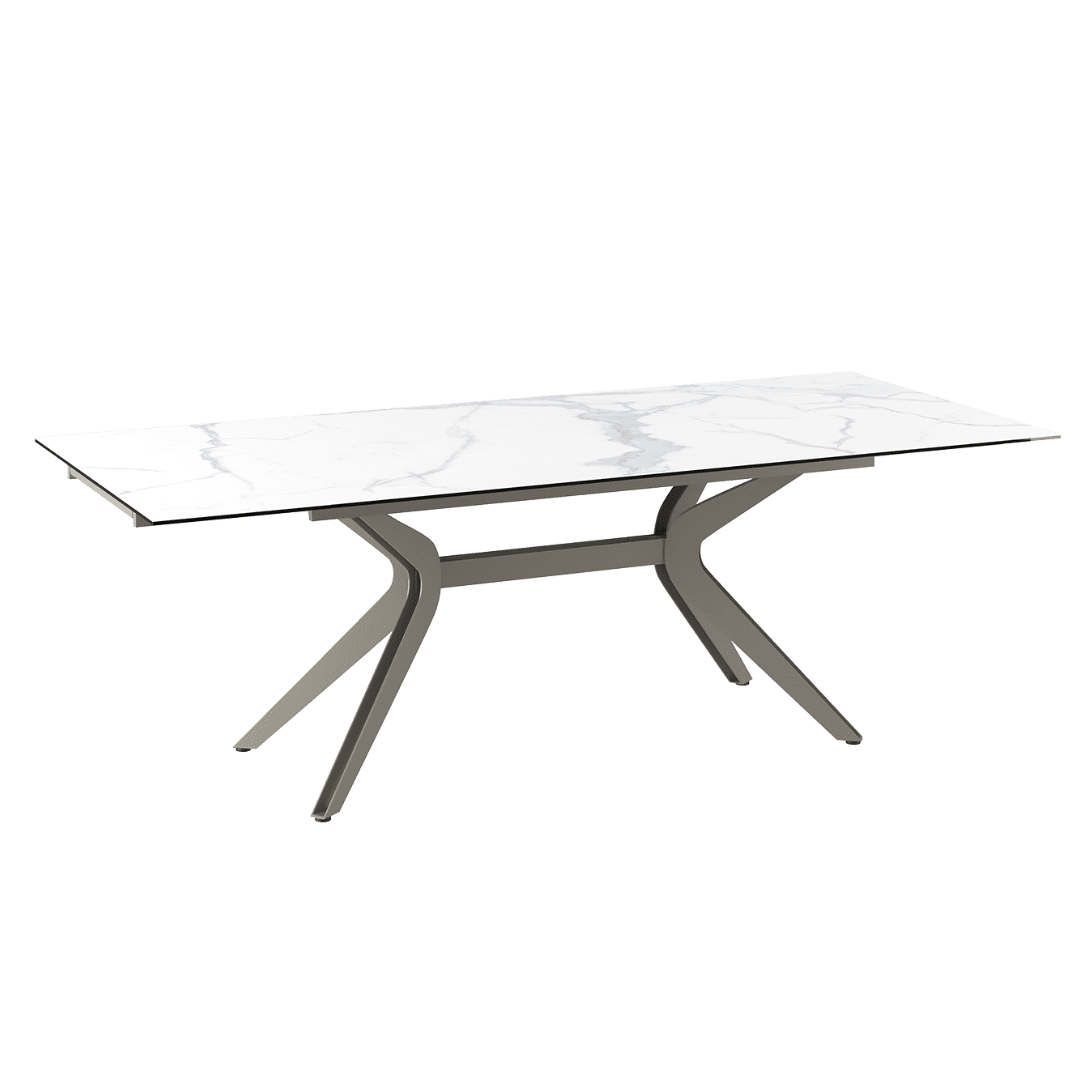 Impulsion Dining Table - Matt Marble