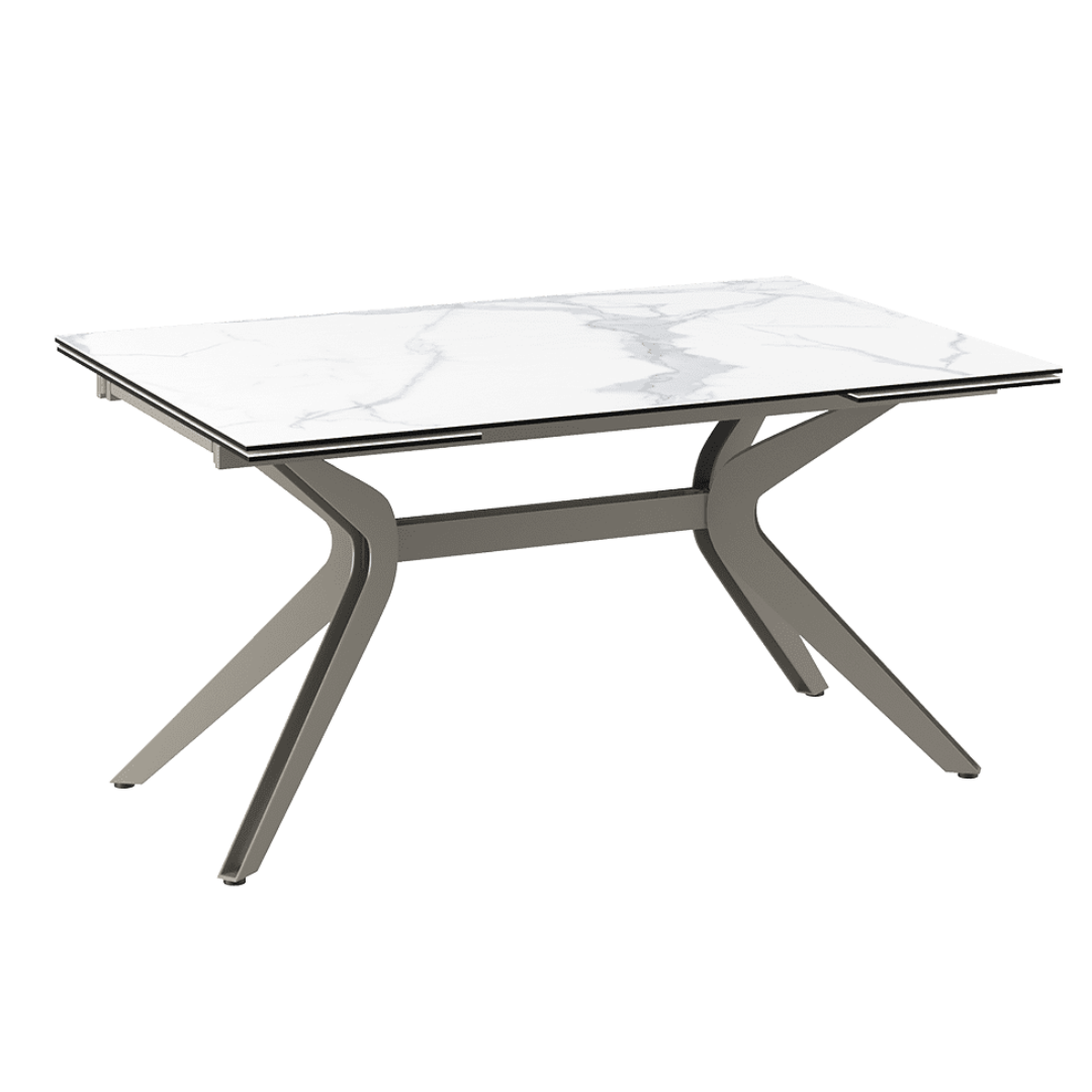 Impulsion Dining Table - Matt Marble