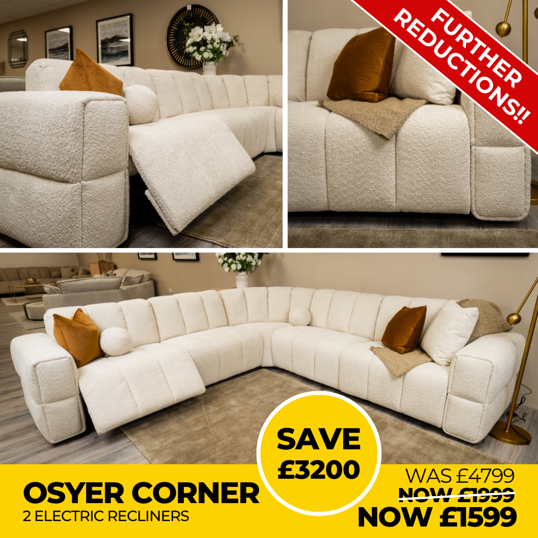 OYSTER CORNER SOFA - COTTON