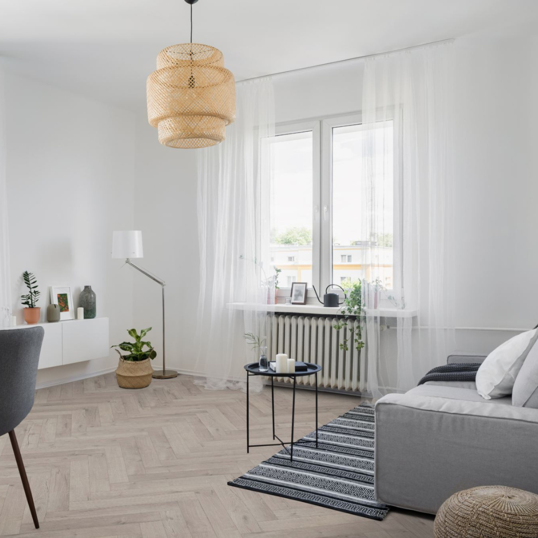 Lignum Fusion Premium Oak Robust Grey Herringbone