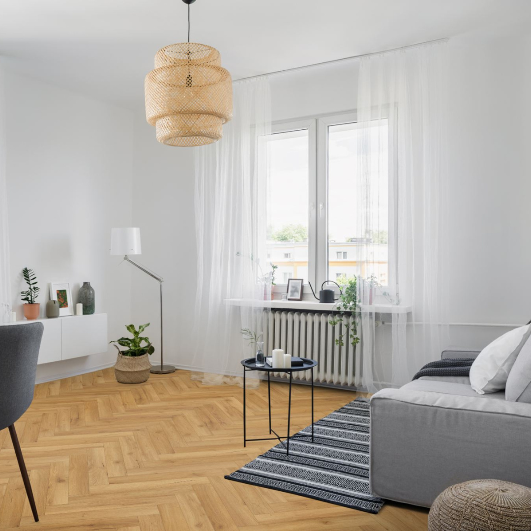 Lignum Fusion Premium Oak Robust Natural Herringbone