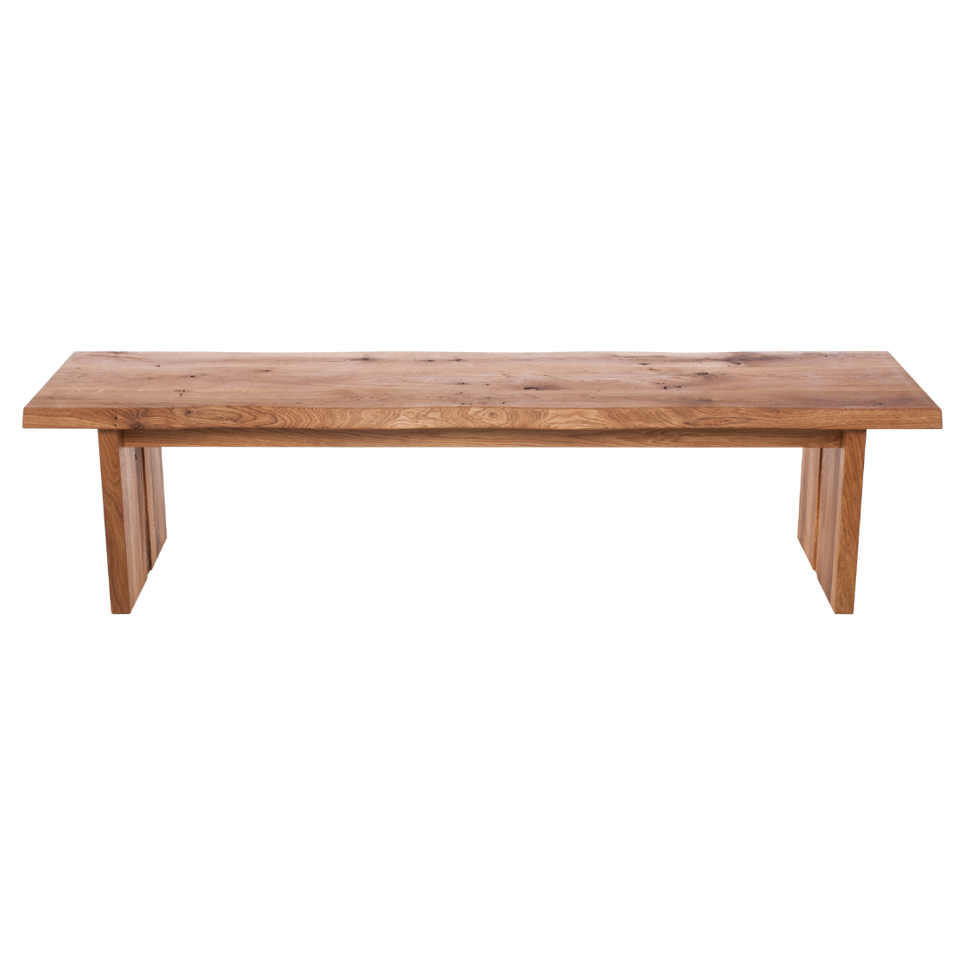Fargo Oiled Oak Bench (E) - Wood