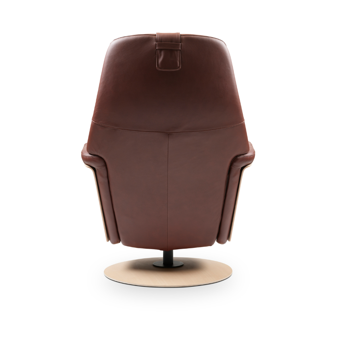 Sam Recliner Wood Disc Base - Connollys Of Moy