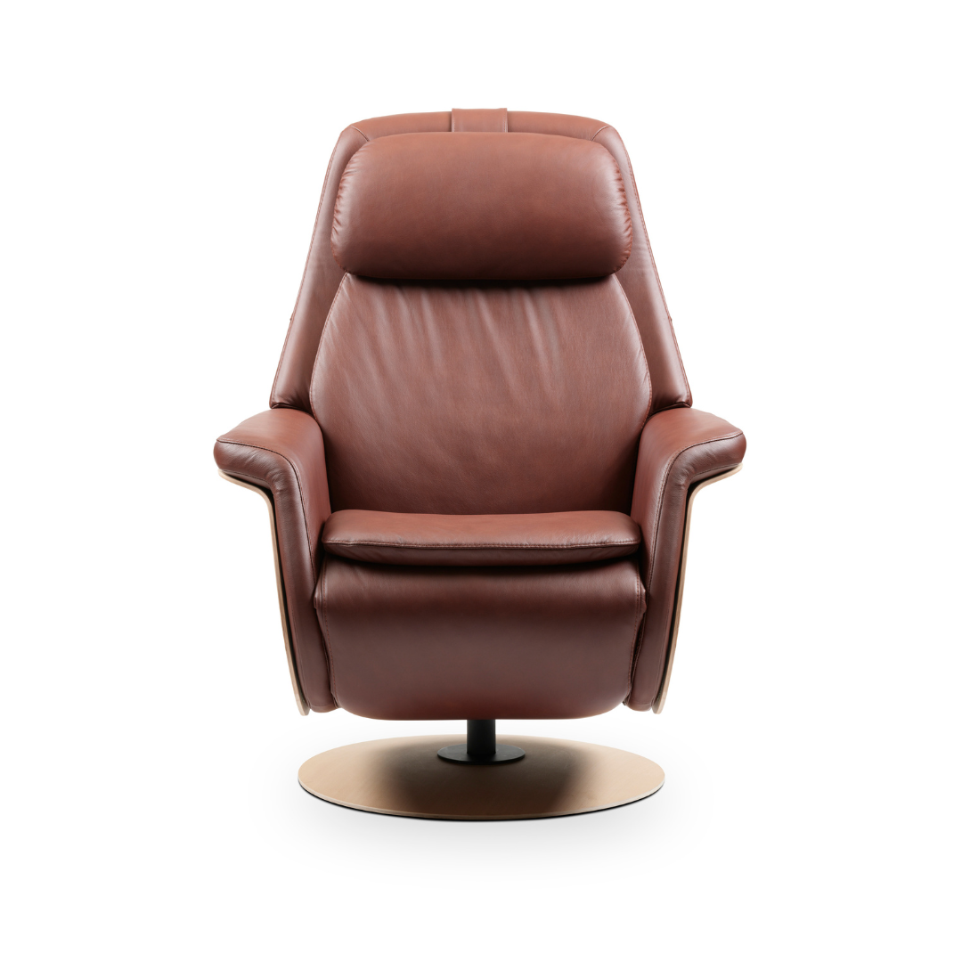 Sam Recliner Wood Disc Base - Connollys Of Moy