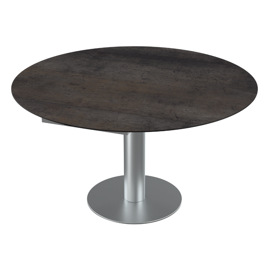 Luna Dining Table - Steel Dark