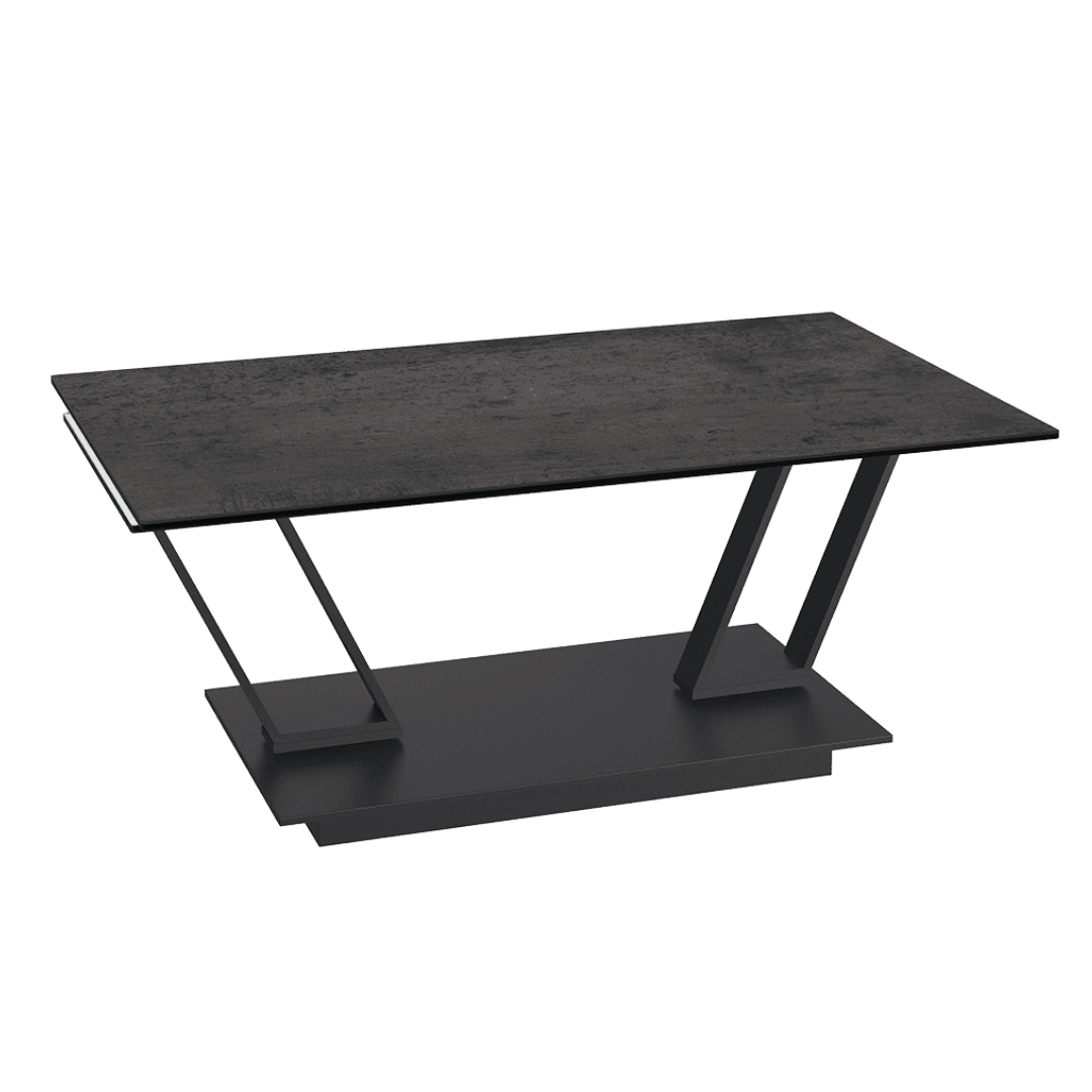 Barcelona Coffee Table - Steel Dark