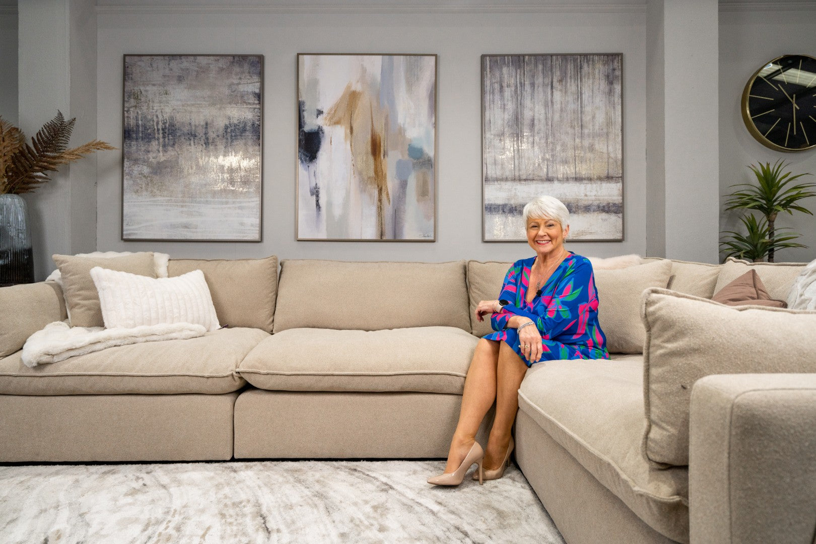 ADAR CORNER SOFA + FOOTSTOOL - Connollys Of Moy