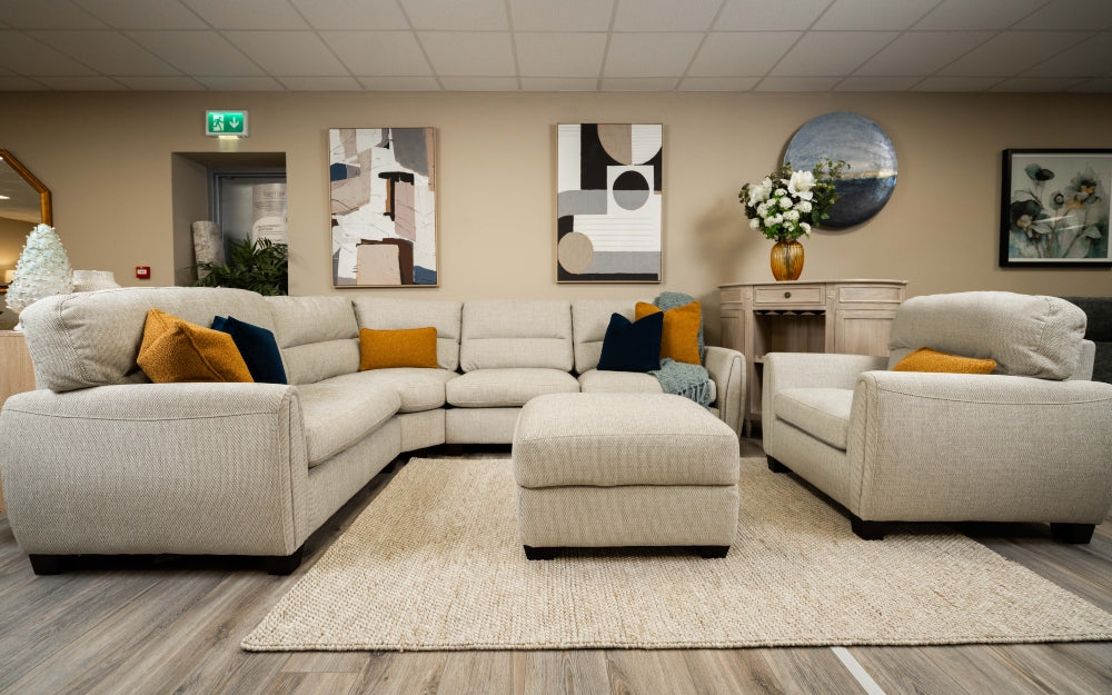 JEFFERSON CORNER SOFA + ARMCHAIR - Connollys Of Moy