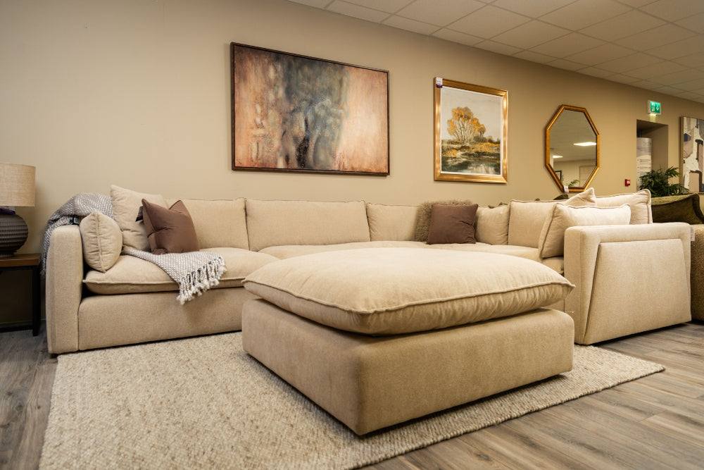 ADAR CORNER SOFA + FOOTSTOOL - Connollys Of Moy