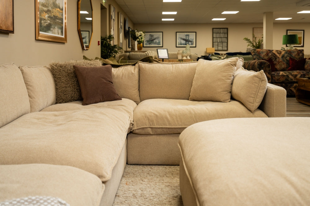 ADAR CORNER SOFA + FOOTSTOOL - Connollys Of Moy