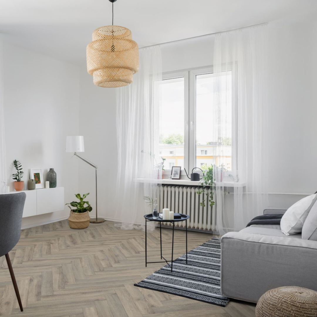 Lignum Fusion Premium Volcanic Oak Herringbone