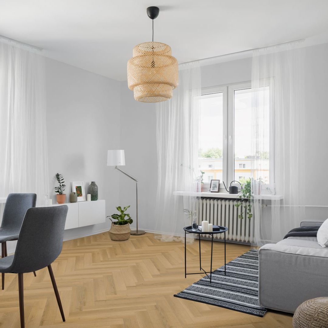 Lignum Fusion Premium Warren Oak Herringbone