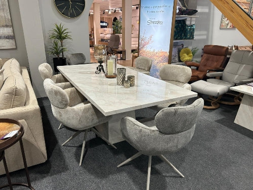 APOLLO DINING TABLE + 6 CHAIRS