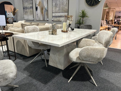 APOLLO DINING TABLE + 6 CHAIRS