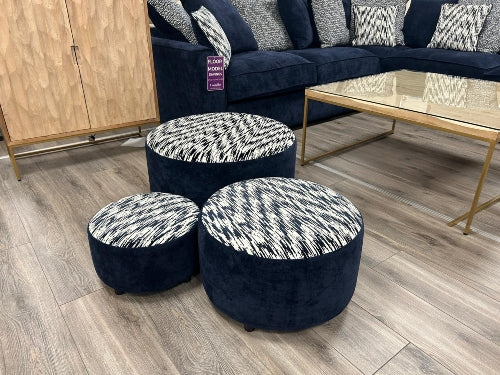 ATLANTIS CORNER SOFA + DOLLIE FOOTSTOOL