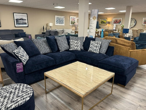 ATLANTIS CORNER SOFA + DOLLIE FOOTSTOOL