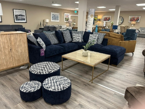 ATLANTIS CORNER SOFA + DOLLIE FOOTSTOOL