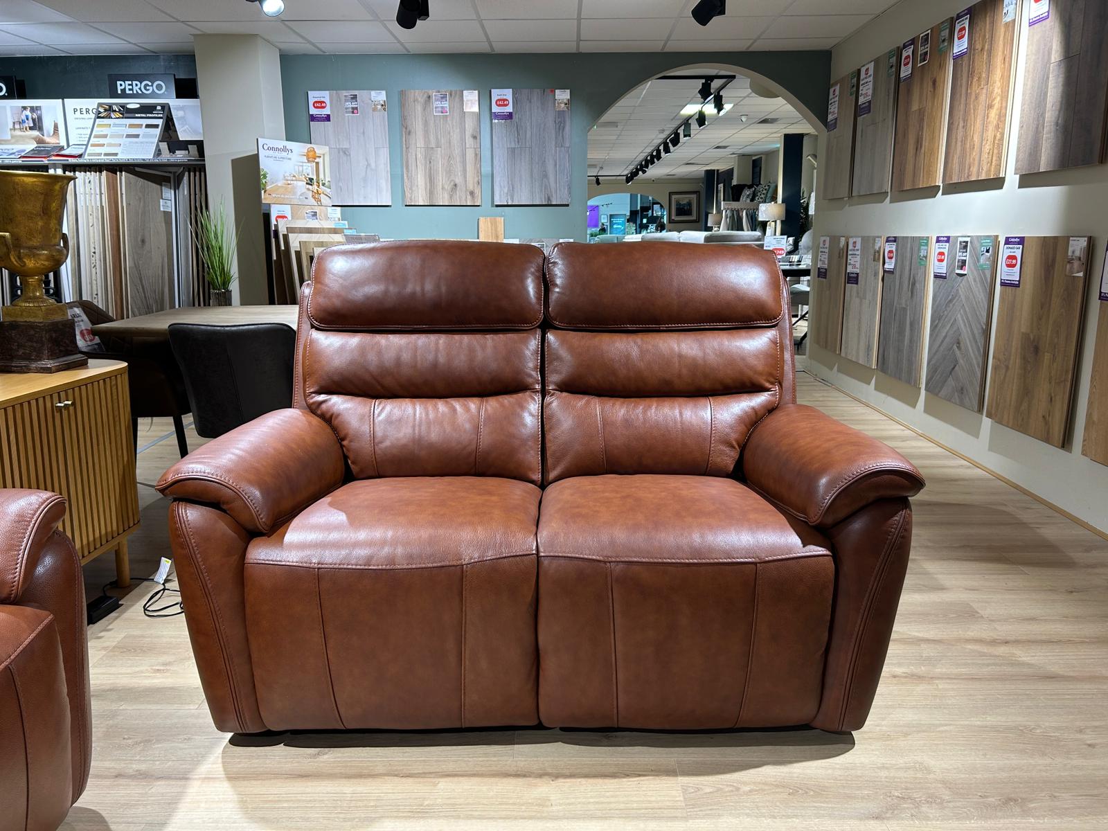 Ashford 3+2 Suite, Full Leather Electric Recliner with Headtilt