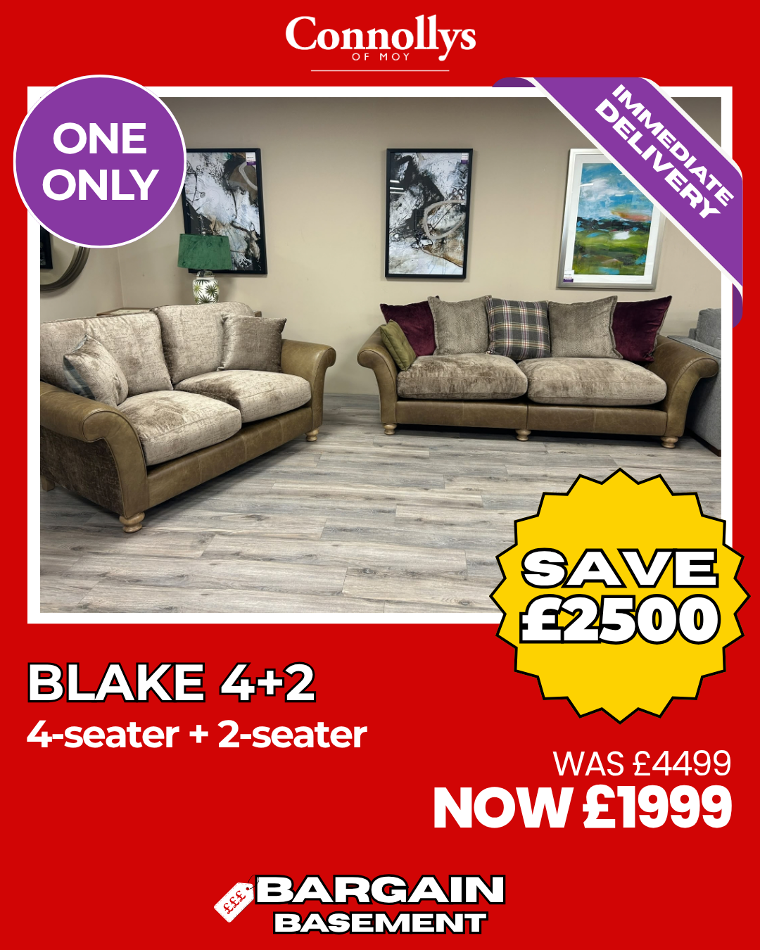 Blake 4 Seater + 2 Seater
