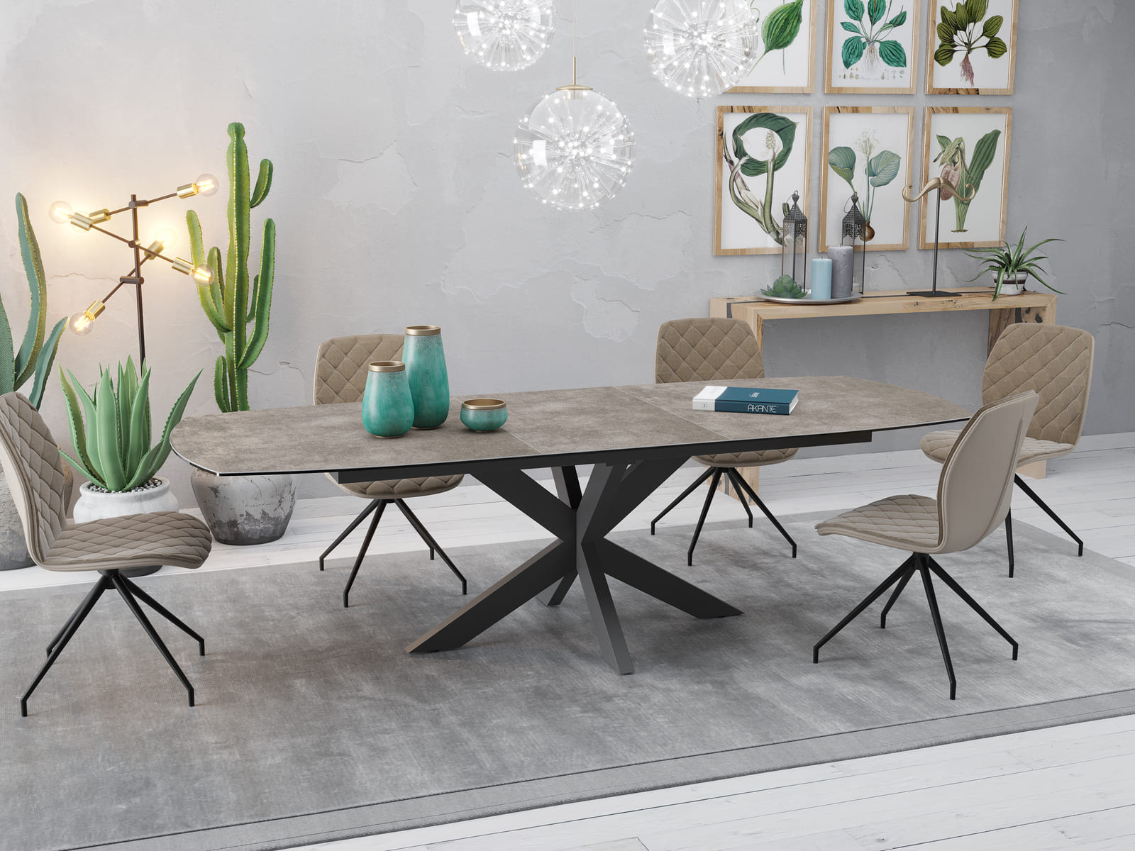 Phoenix Extending Dining Table - Connollys Of Moy