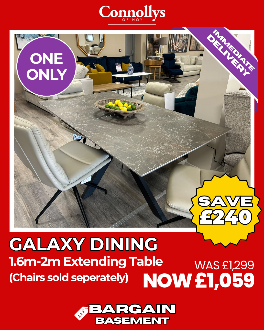 Galaxy Extending Dining Table