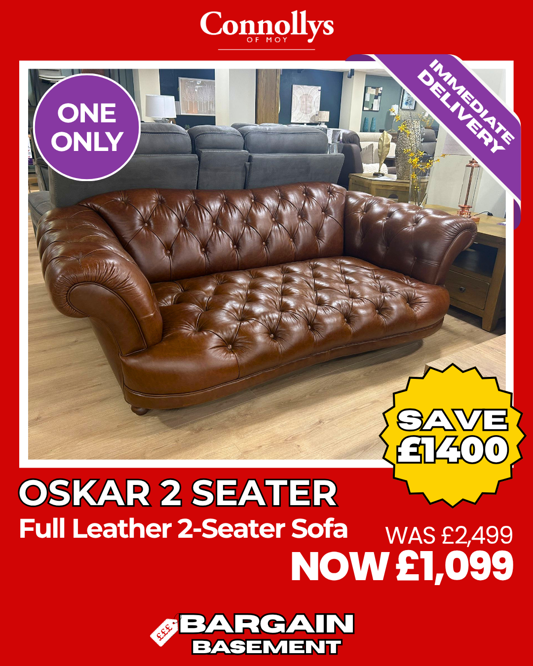 Oskar 3 SEATER