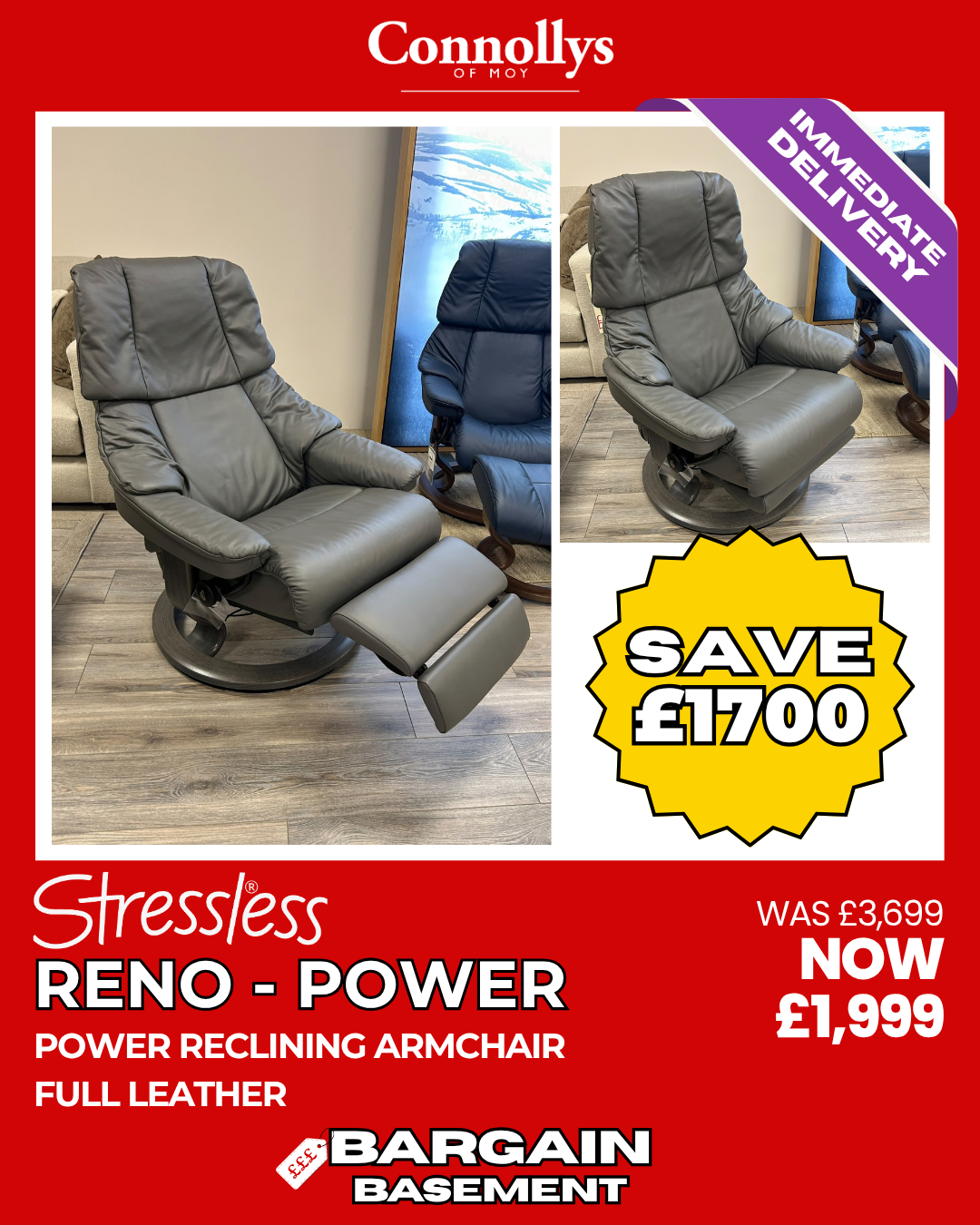 Stressless Reno Power Chair