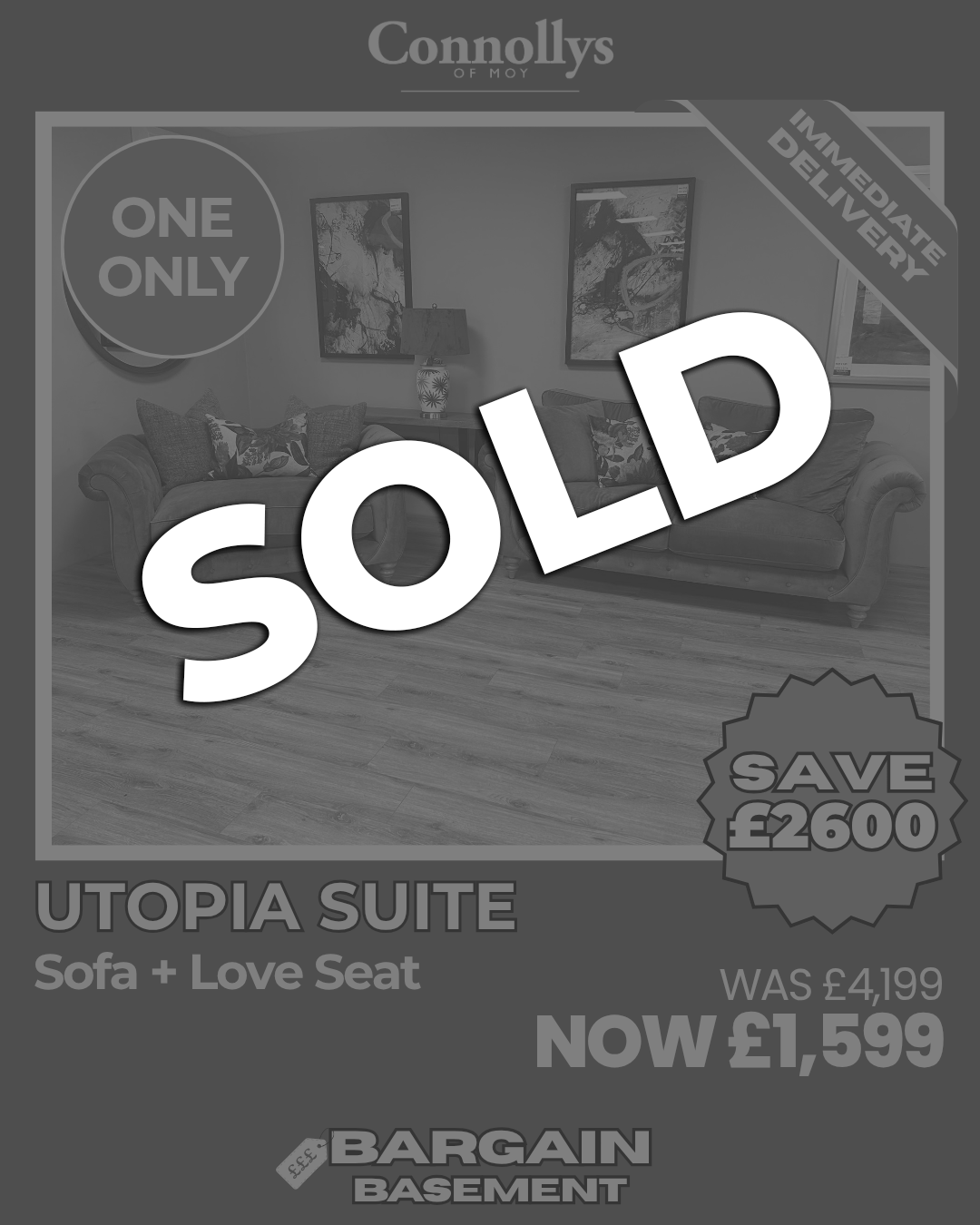 Utopia 2 Seater + Love Seat - Connollys Of Moy