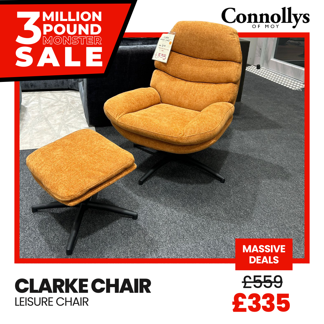 Clarke Lesiure Chair - Gold