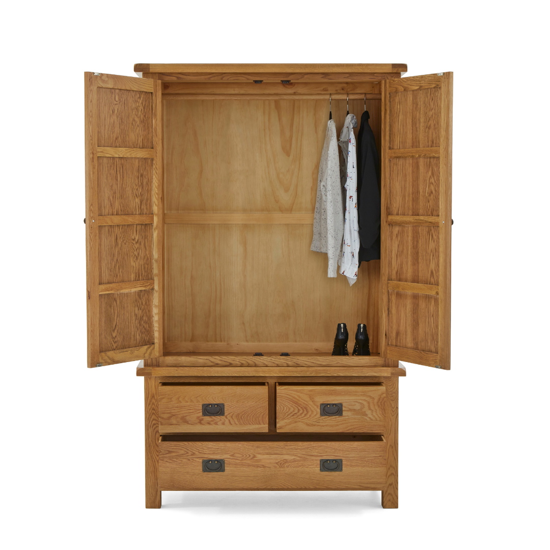 Salisbury Gents 3 Drawer Wardrobe