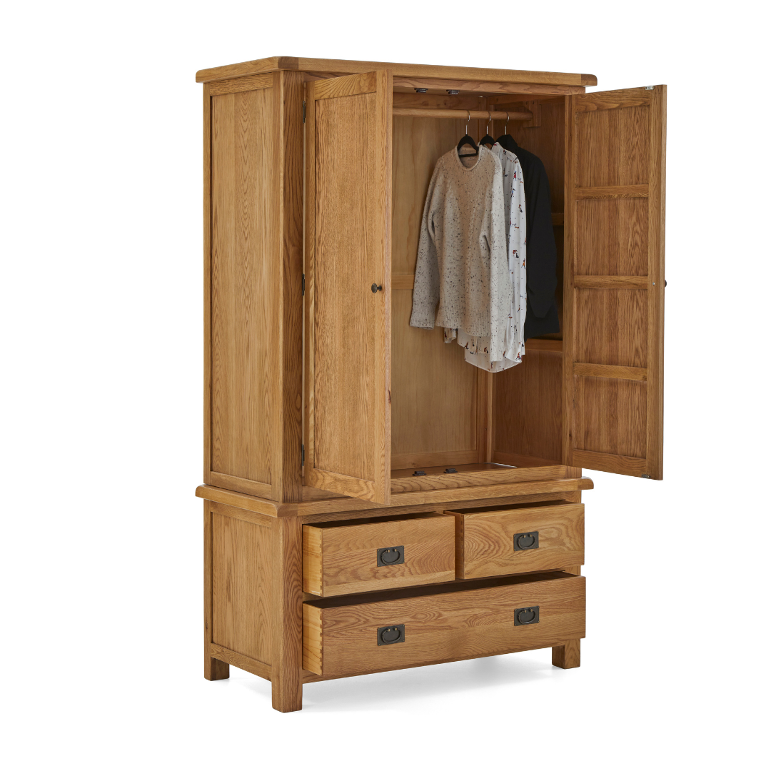 Salisbury Gents 3 Drawer Wardrobe