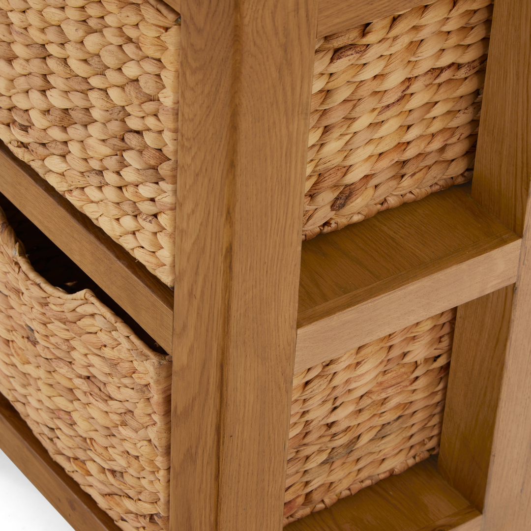 Salisbury Telephone Table with Baskets