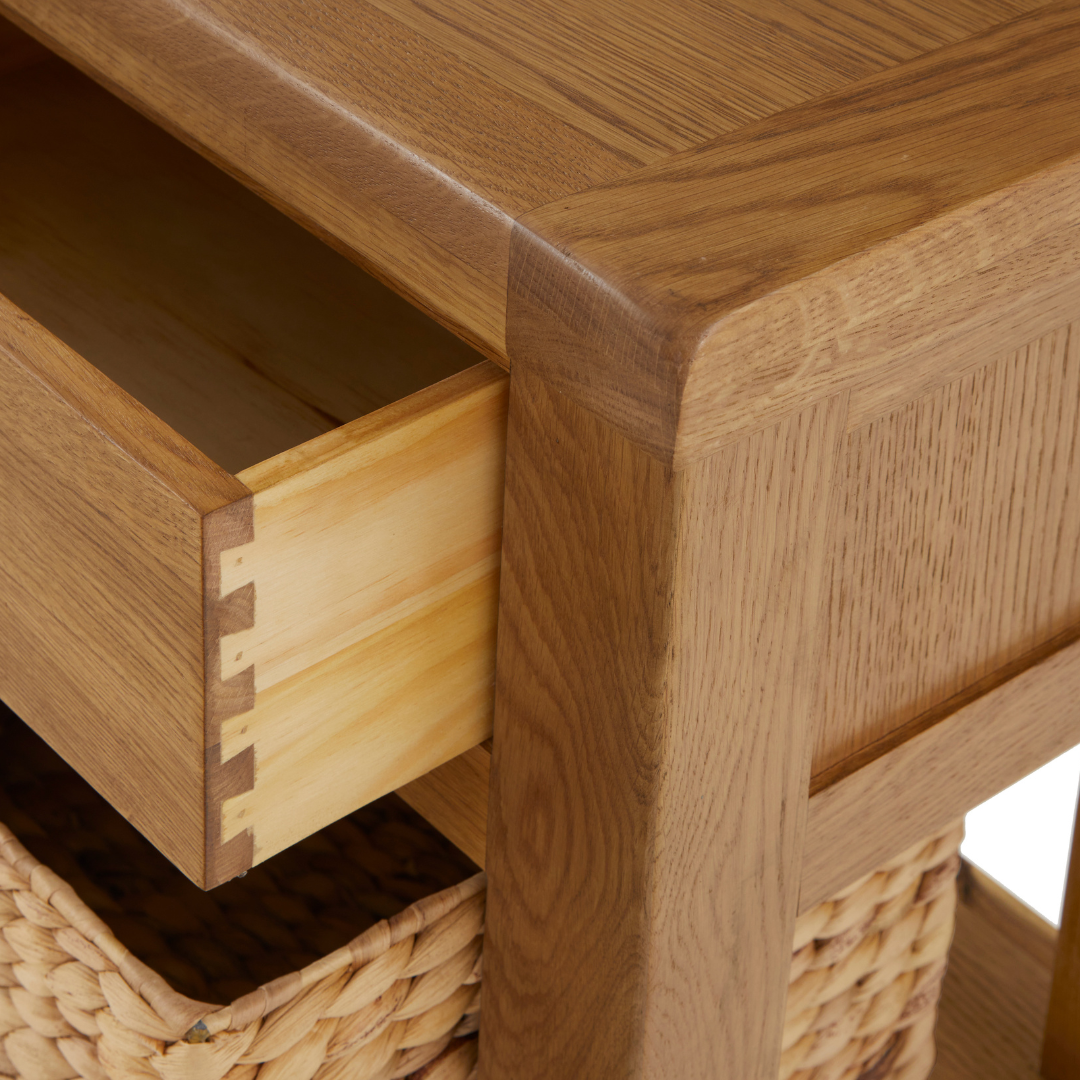 Salisbury Telephone Table with Baskets