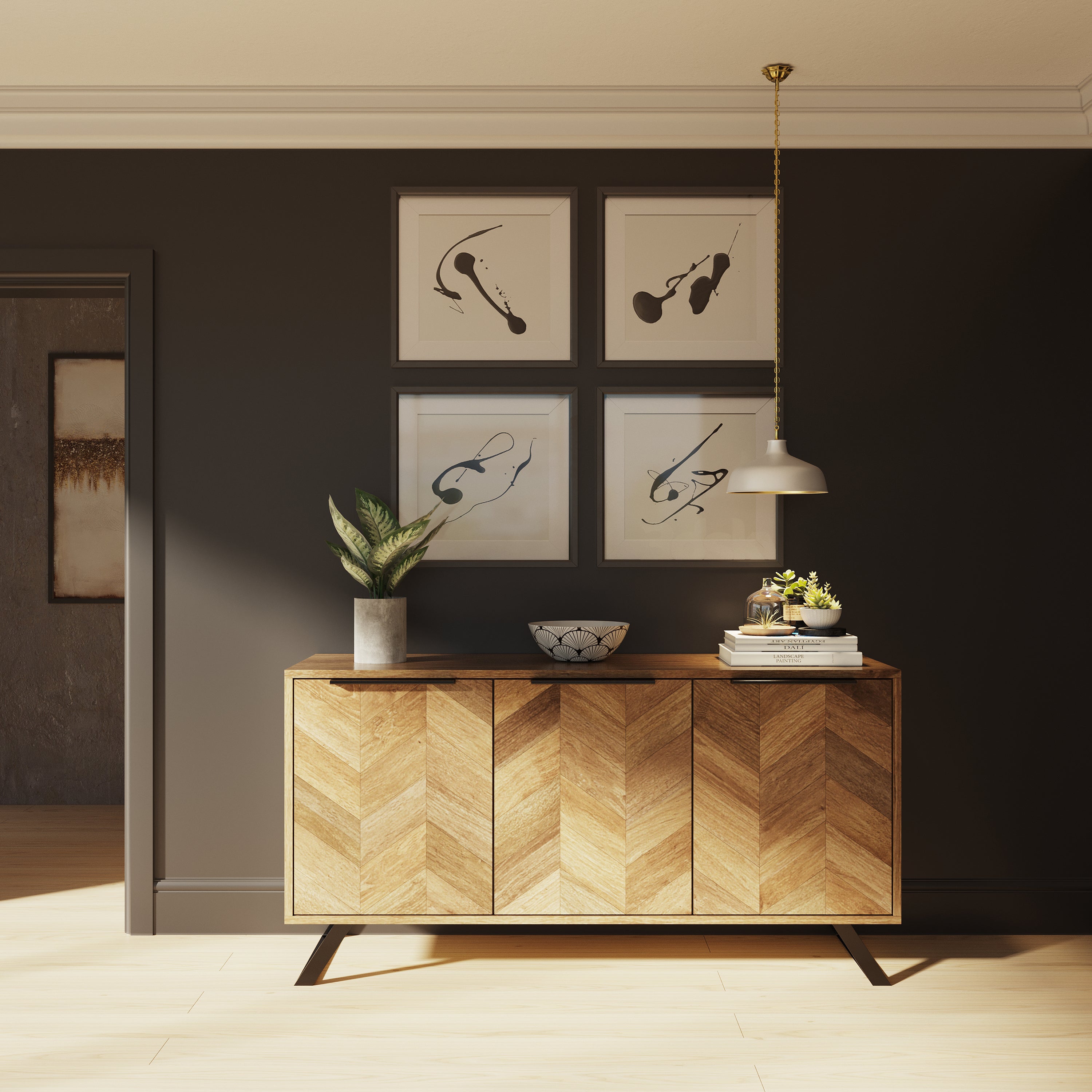 AGRA 3 DOOR SIDEBOARD