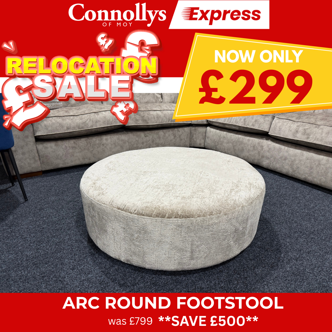 Arc Round Footstool