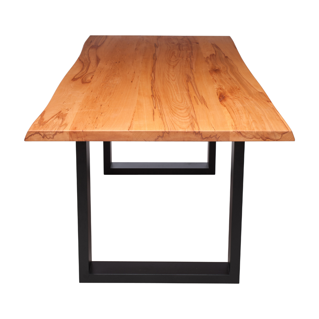 Fargo Beech Dining Table (A) - Anthracite