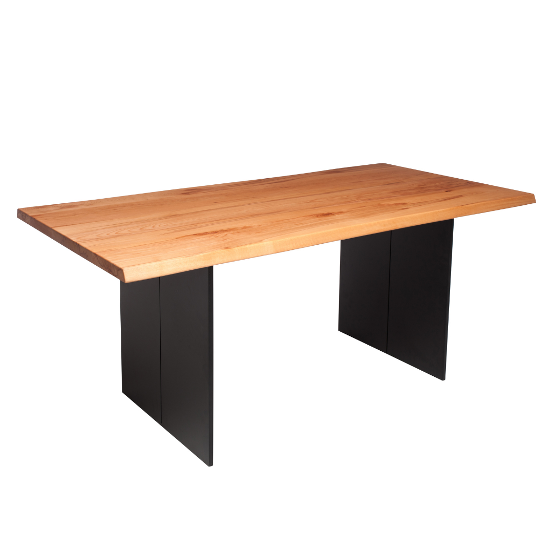 Fargo Beech Dining Table (D) - Anthracite